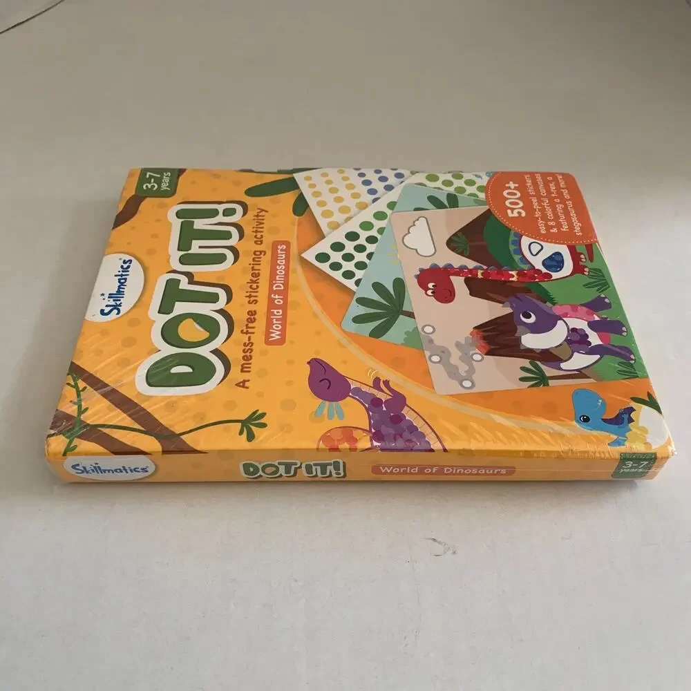 Skillmatics Dot It! World Of Dinosaurs Mess Free Sticker Activity Brand New